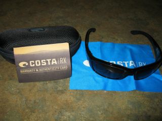 New Costa Del Mar Sunglasses Corbina Style Glasses Zip Case Retail $