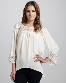 Boat Neckline Rayon Top  