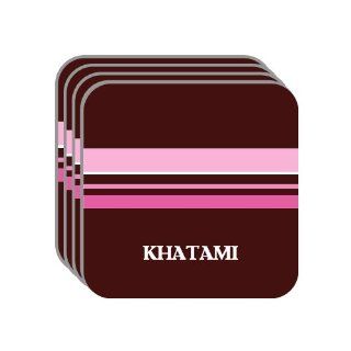 Personal Name Gift   KHATAMI Set of 4 Mini Mousepad