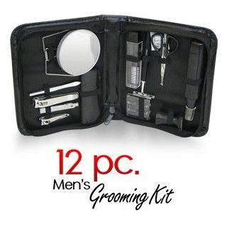 Perfect Solutions 12pc Mens Grooming Kit   PS3511BK