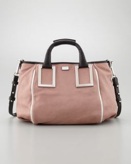 Chloe Ethel Medium Crossbody Bag, Tamaris Pink   
