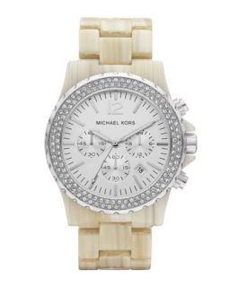 Michael Kors Parker Glitz Watch, Golden   