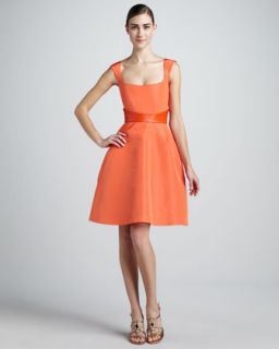44CK Monique Lhuillier Sleeveless Fit and Flare Dress & Smooth