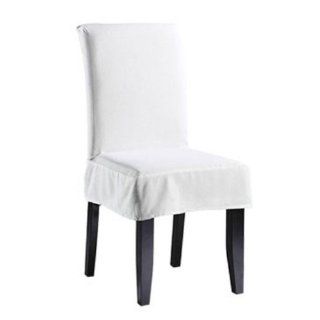 Sure Fit 107925236T_WHT Twill Supreme Short Dining Room