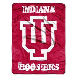 Indiana Hoosiers NCAA Micro Raschel Blanket (Grunge Series