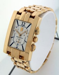 Harry Winston Avenue Large Chronograph 18K Yellow Gold Limited 42mm