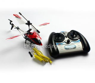  Channel Metal Infrared I R Mini RC Helicopter Toy with Gyro