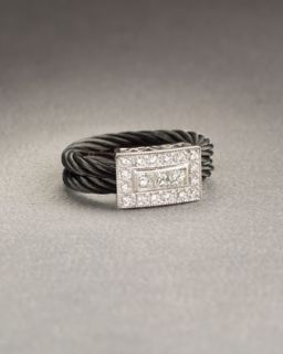 Charriol Diamond Cable Ring   