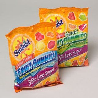 Sunkist 5 Oz. Bag Fruit Gummies Case Pack 96   446736