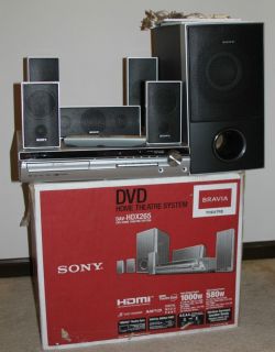   Bravia DAV HDX265 Home Theater System 5 1 Channel DVD w BOX Manuals
