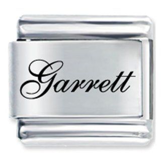 Pugster Edwardian Script Font Name Garrett Italian Charm Jewelry