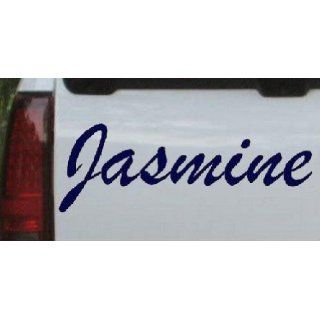 Navy 60in X 20.0in    Jasmine Car Window Wall Laptop Decal Sticker
