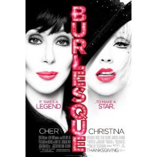 Burlesque Original Movie Poster Cher Christina Aguilera