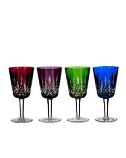 H60S9 Waterford Lismore Cased Goblets, Set of Four