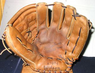Harvey Kuenn Vintage Baseball Glove Wilson A2024 USA