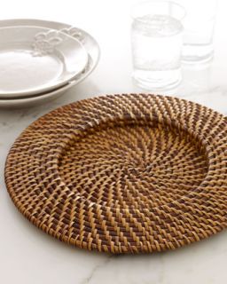 Rattan Charger Plates   