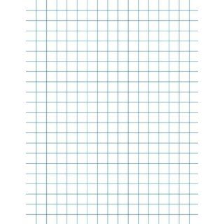 School Smart 2 Sided 3 Hole Punched Graph Paper   8 1/2 x 11 inches
