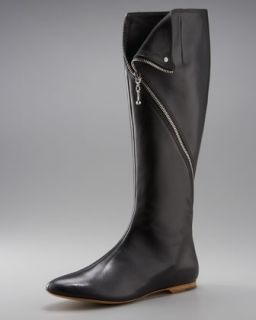 Belle By Sigerson Leather Zip Around Boot   