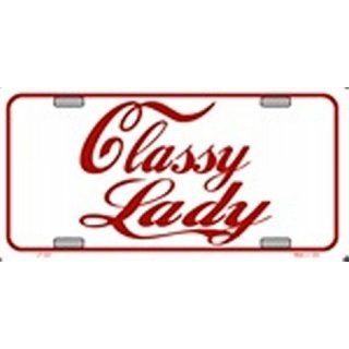 Classy Lady License Plates Plate Tags Tag auto vehicle car