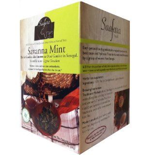 Saafara Herbal Teas, Savanna Mint, 15 Biodegradable Pyramid Teas