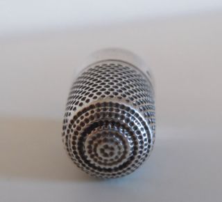 Antique Henry Griffith Sons Silver Clad Dreema Thimble Size 15