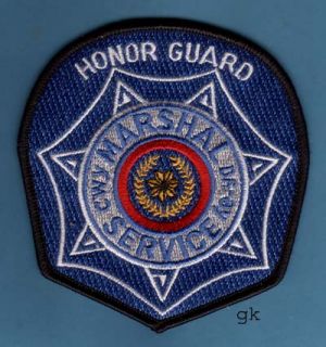 Cherokee Nation Marshal Honor Guard Patch