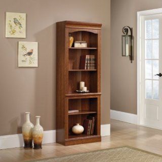 SAUDER Library Bookcase No Doors 101795 (Planked Cherry