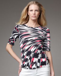 Emilio Pucci Exclusive Printed Jersey Tee   
