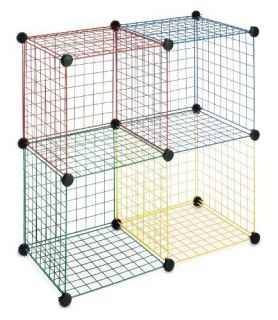  Durable Wire Storage Cubes Shelving Unit Home Garage Organizer