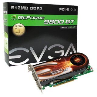 EVGA 512 P3 N971 TR GeForce 9800 GT Dual Slot 512MB DDR3