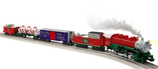 This train features realistic looking smoke puffing from the engine to