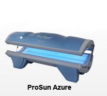 Pro Sun Azure 24 Lamp Home Residential Tanning Bed Runs on Household