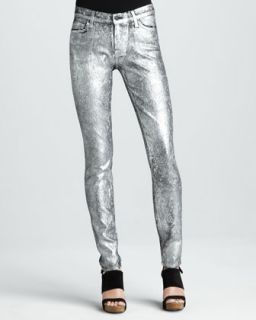 Metallic Skinny Jeans    Metallic Skinny Denim Pants