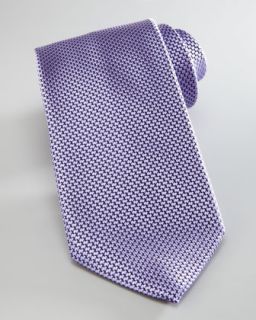 Grenadine Woven Silk Tie, Lavender