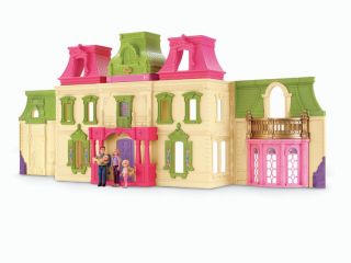 Fisher Price Loving Family Dream Dollhouse with Caucasian Family