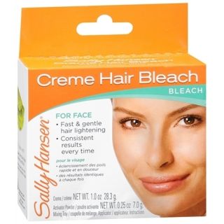 Sally Hansen Creme Hair Bleach for Face Fast Gentle Hair Lightening