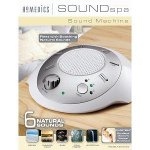 HoMedics SS 2000 Sound Spa Relaxation Sound Machine with 6 Nature