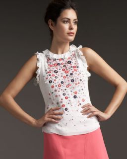 Carolina Herrera Embroidered Blouse   