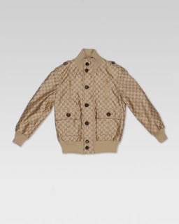 Z0LJA Gucci GG Jacquard Waterproof Bomber Jacket