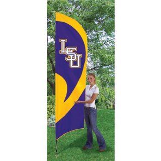 LSU Tigers NCAA Applique & Embroidered 102 x 30 Tall