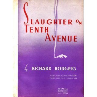 Slaughter on Tenth Avenue Vintage 1948 Sheet Music by