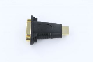 HDMI M to DVI I F Adapter for HDTV PC Monitor Computer Laptop LCD