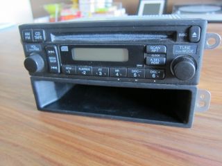 Honda Element factory radio CD player with lower DIN   may also fit