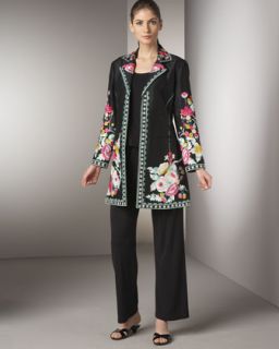 Anage Embroidered Silk Jacket   