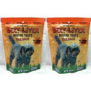 2 Pack Trader Joes Beef Liver Begging Treats for Dogs