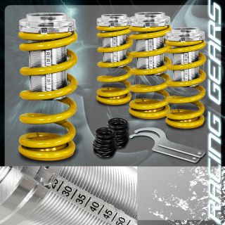  Prelude Yellow Suspension Coilovers Lower Springs Kit w Scale