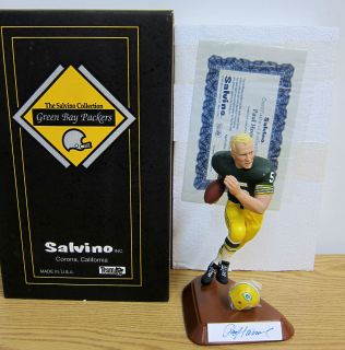 PAUL HORNUNG GREEN BAY PACKERS 5 AUTOGRAPHED LIMITED EDITION SALVINO
