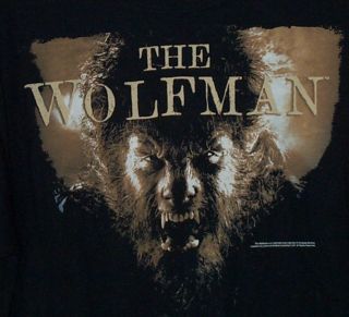 The Wolfman Werewolf Horror Movie Monster T Shirt LG