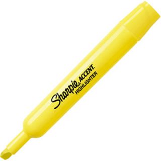 12 Sanford Accent Flourescent Yellow Highlighters New