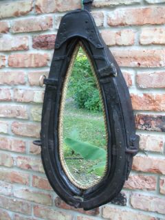 antique flemish brabant horse harness collar mirror clydesdales